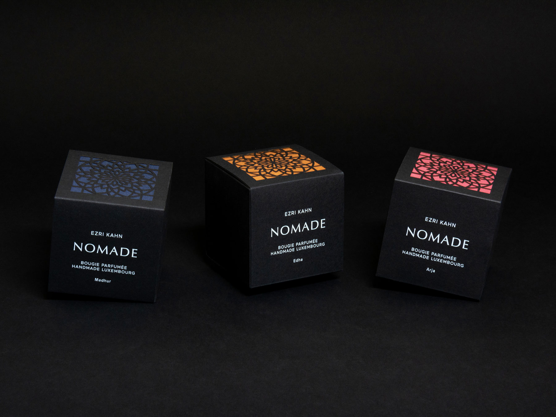 SEBASTIAN SCHICHEL Ezri Kahn – Packaging Olfactory Nomade